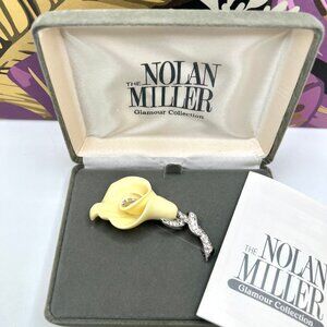 Nolan Miller Classique Calla Lily Brooch